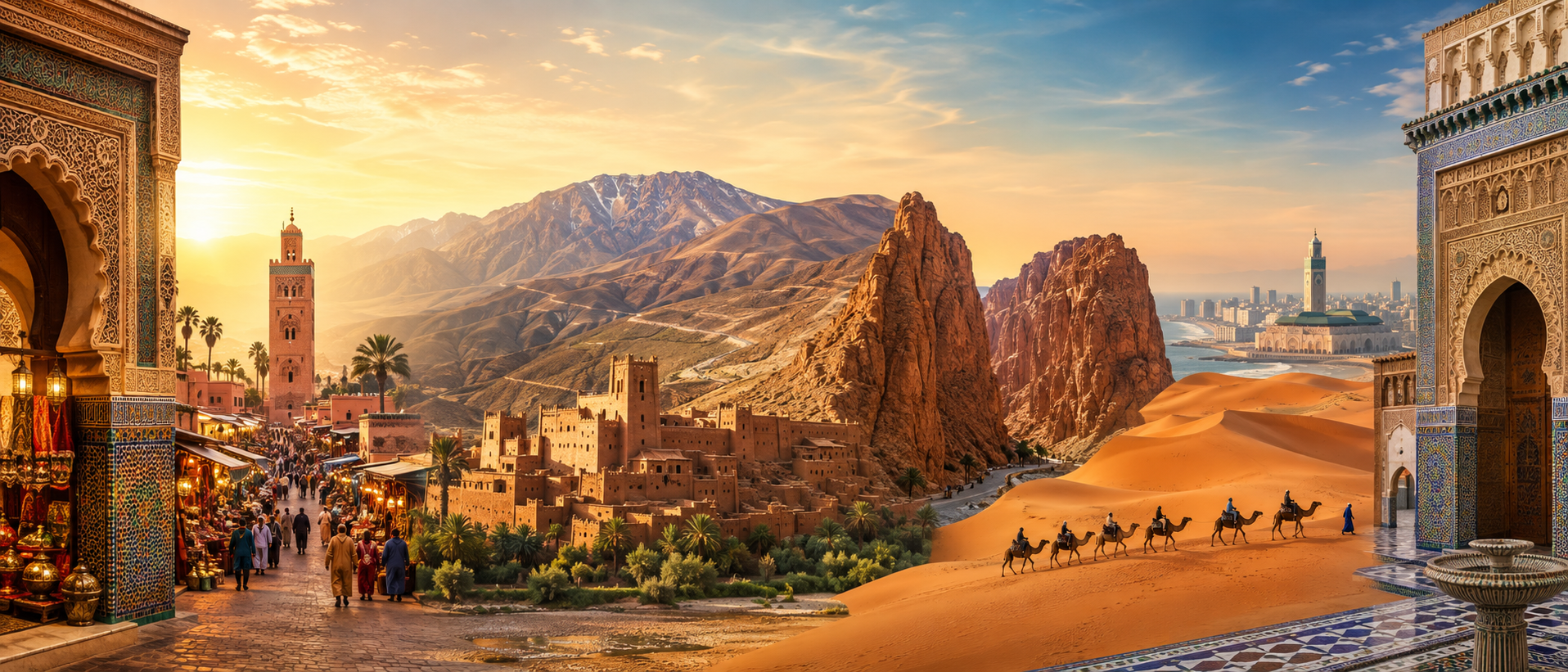 Todo Marruecos desde Marrakech o Casablanca